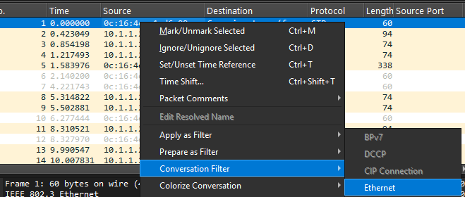 Conversation filter